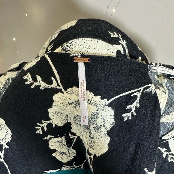 Free People Women's "French Quarter" Floral Boho Chic Cowgirl Wrap Dress Size XS - Picture 8 of 8